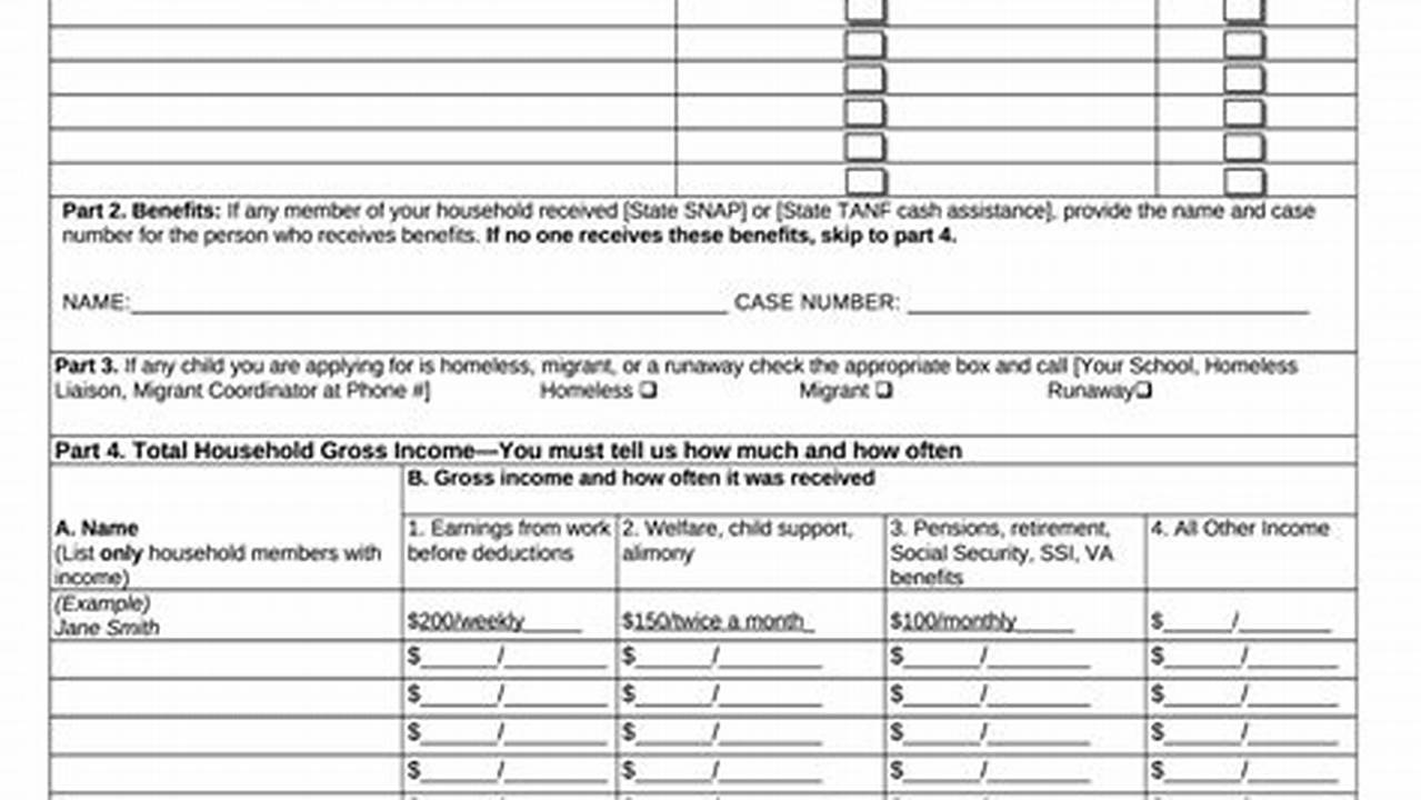 Cacfp Income Eligibility Form 2024