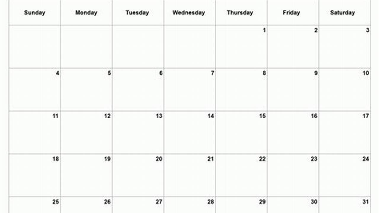 Calendar 2024 August Month
