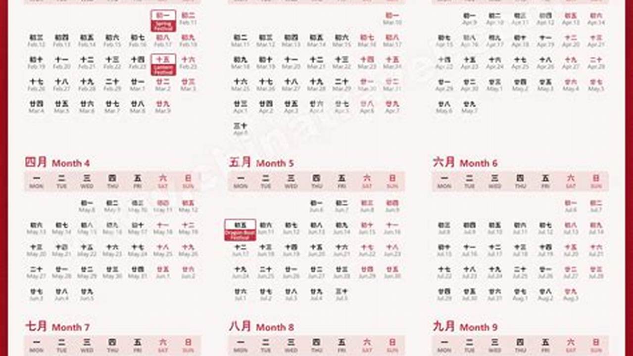 Calendar 2024 Chinese New Year