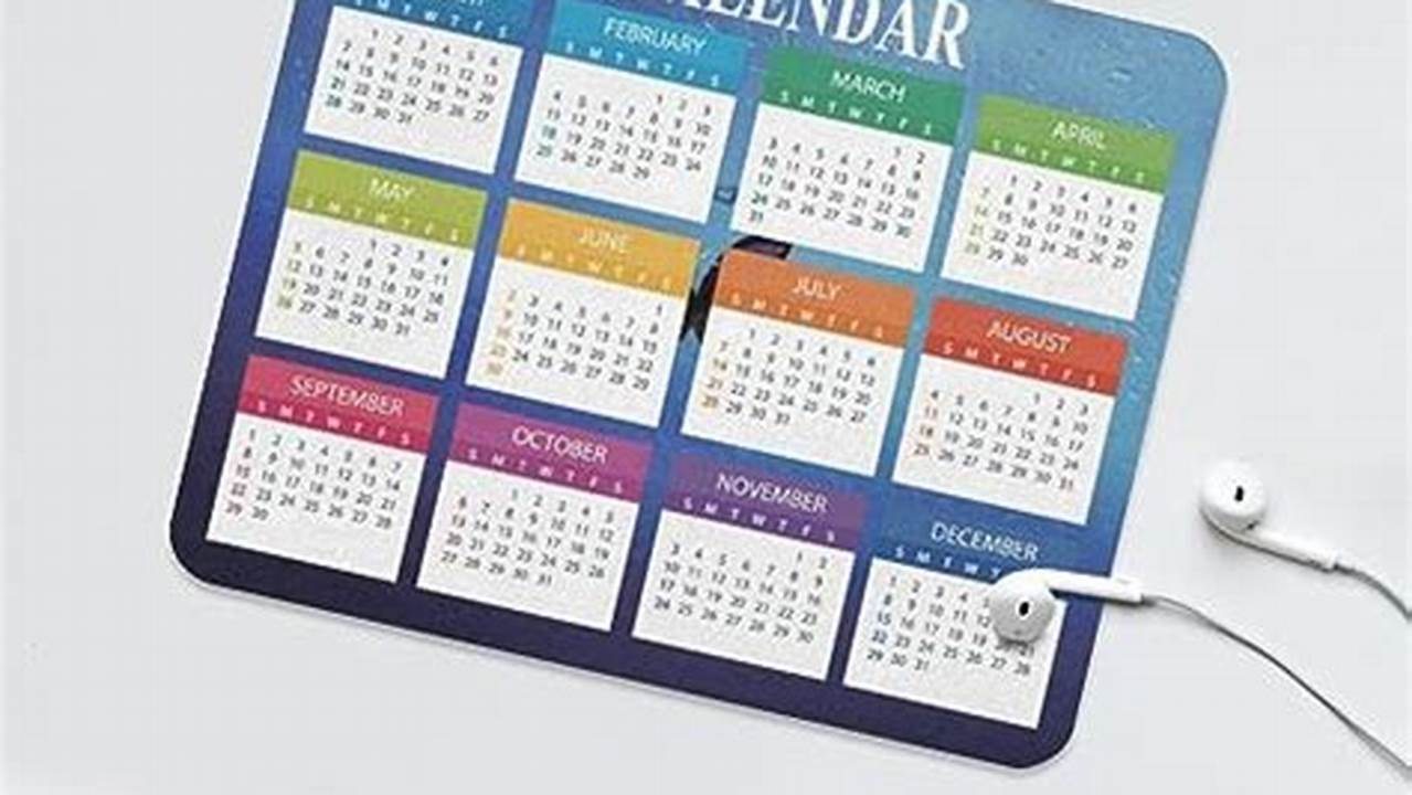 Calendar 2024 Mouse Pads