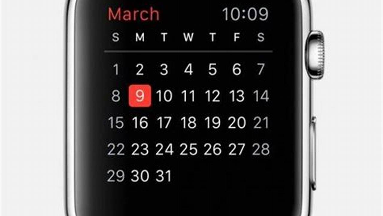 Calendar App Missing From Apple Watch