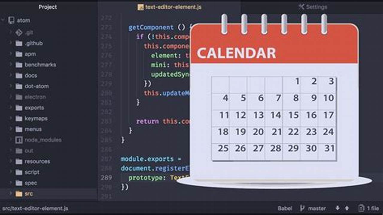 Calendar Application Project