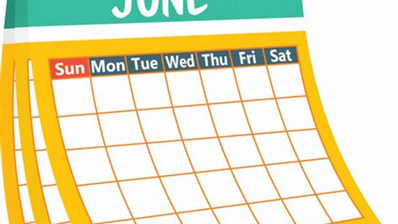 Calendar Clipart June