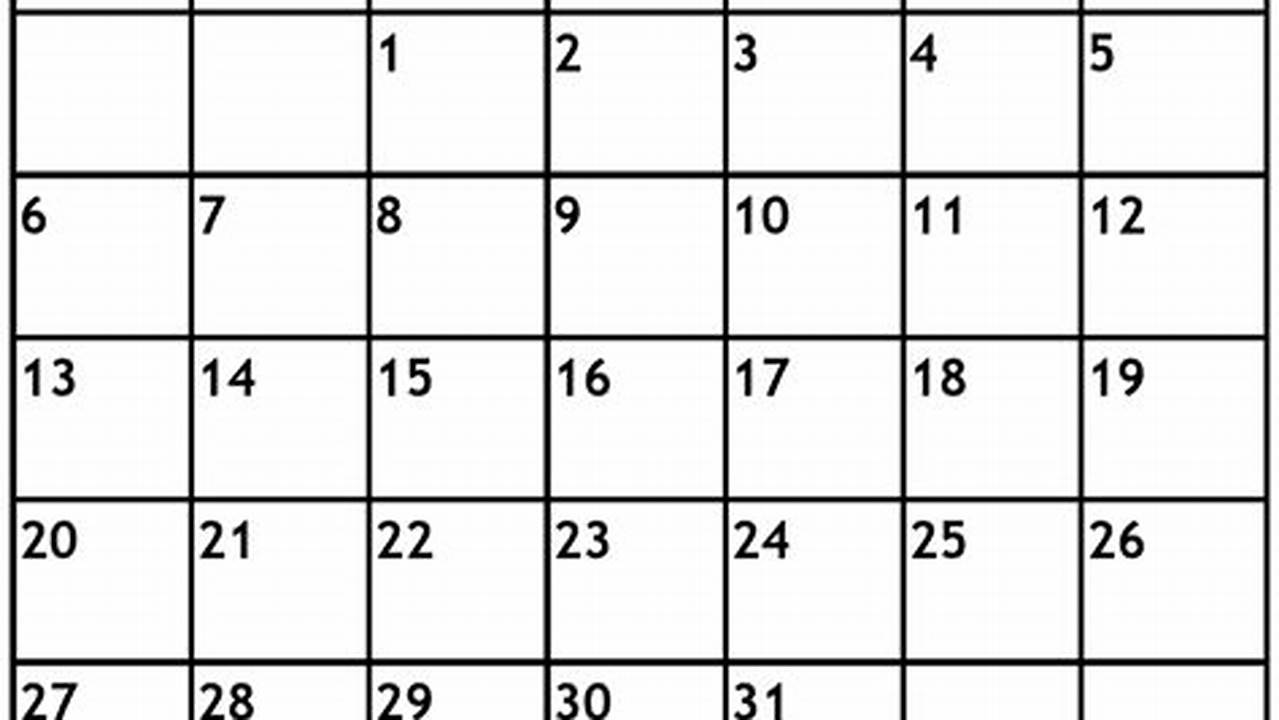 Calendar For October 2024