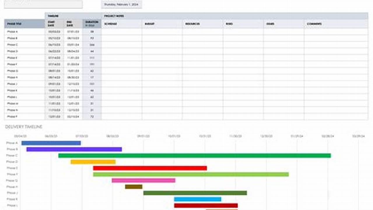 Calendar For Project Management Free