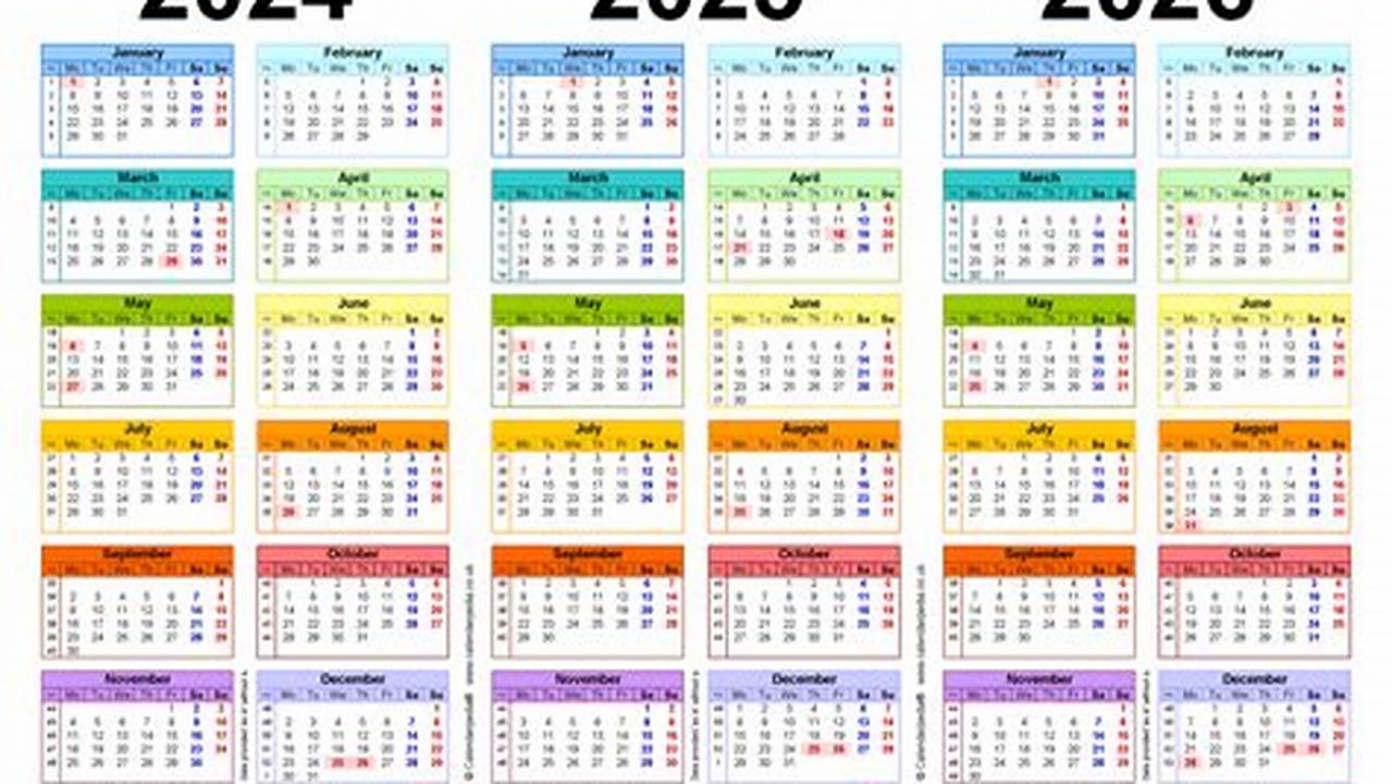 Calendar For The New Year