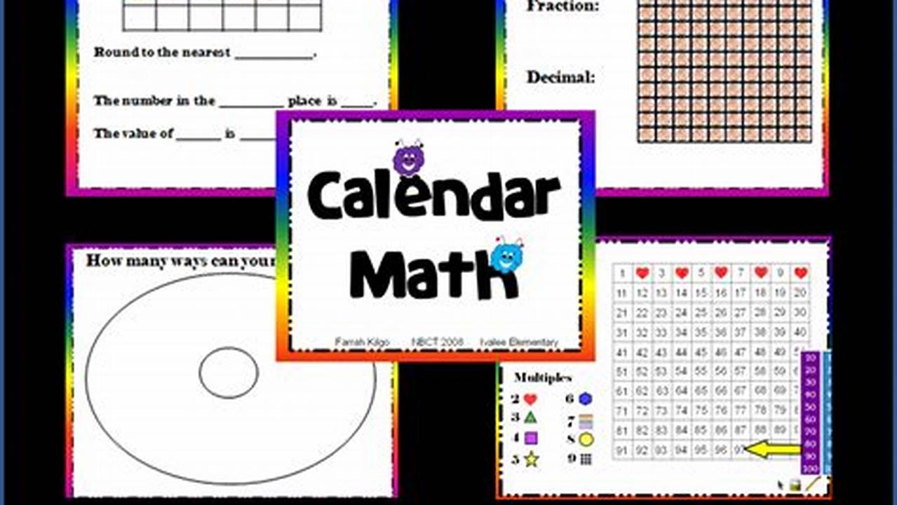 Calendar Game Math