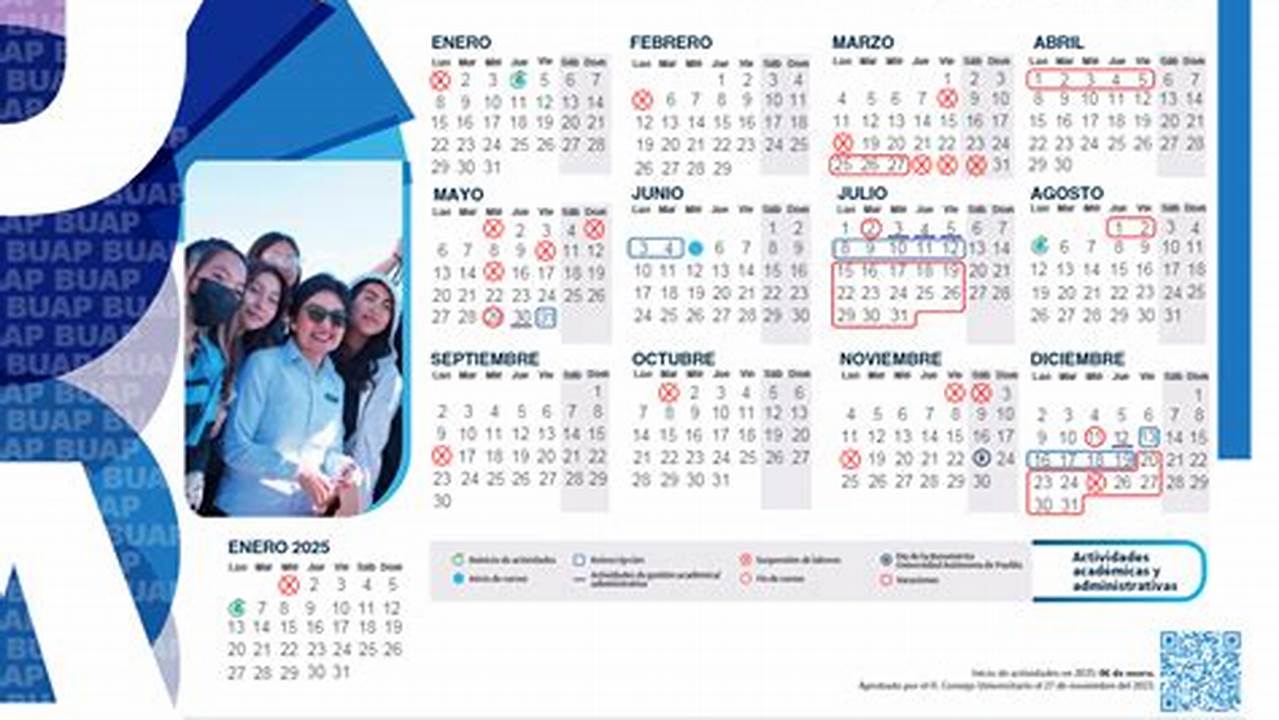 Calendario Buap 2024