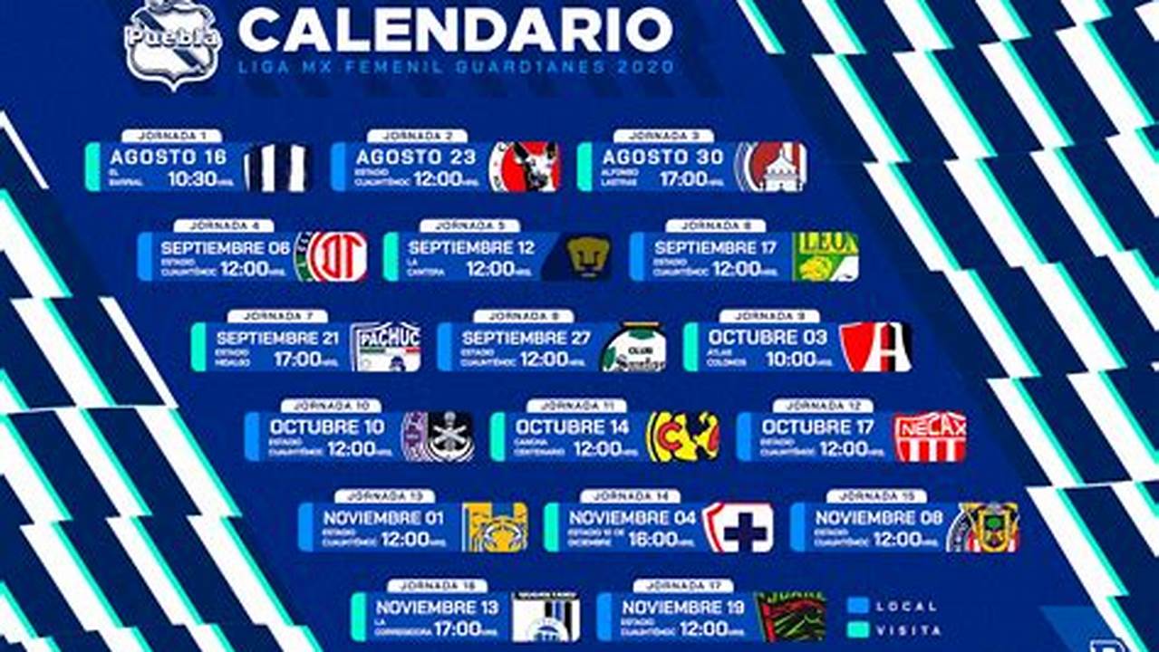 Calendario Del FúTbol Mexicano 2024