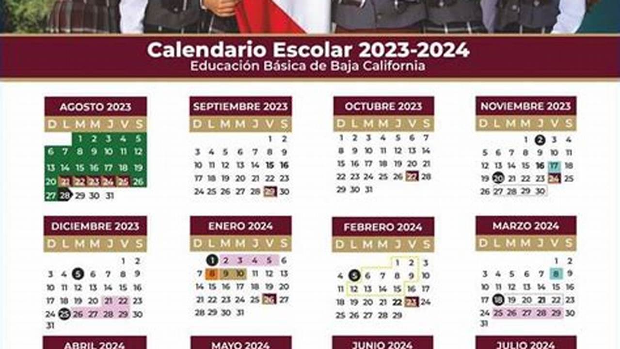 Calendario Escolar 2024 A 2024 Baja California