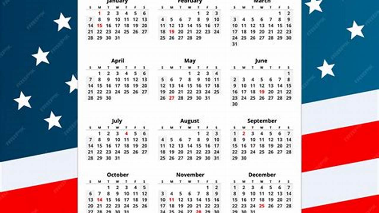 Calendario Escolar 2024 Estados Unidos