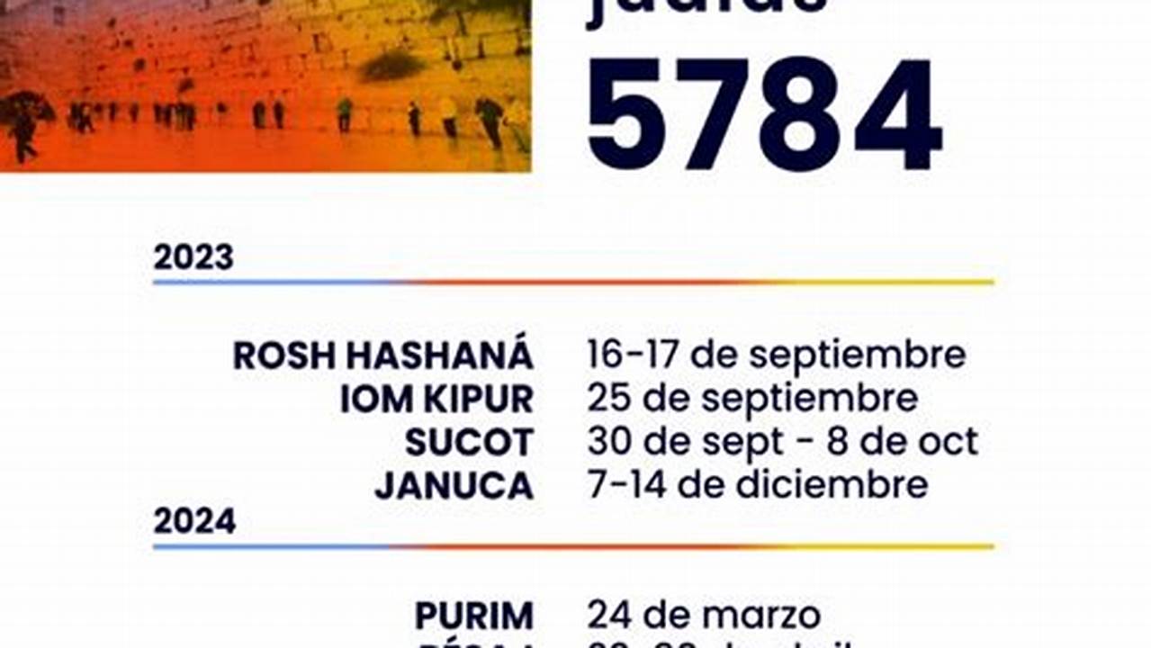 Calendario JudíO 2024