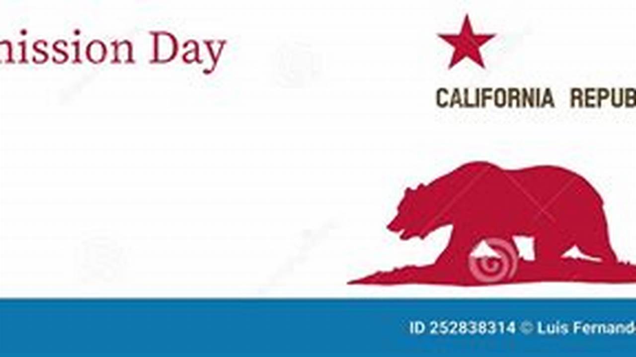 California Admission Day 2024