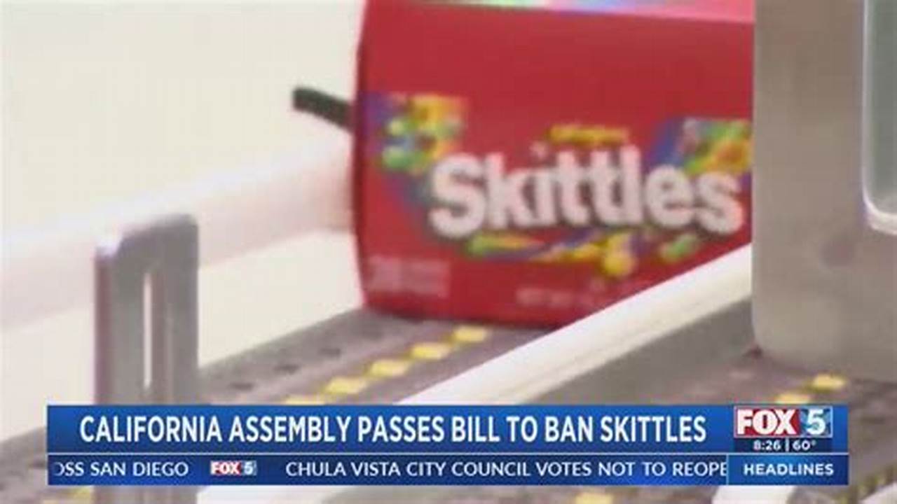 California Bill Ban Skittles 2024