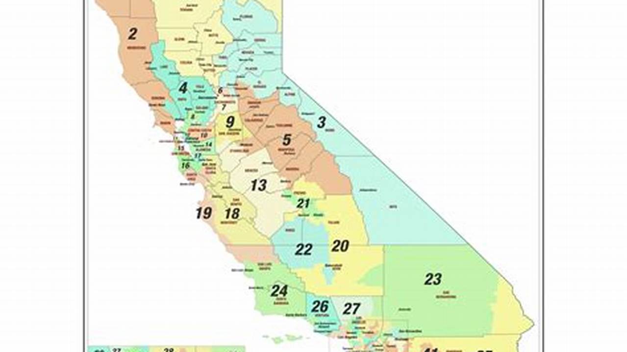 California Districts Map 2024