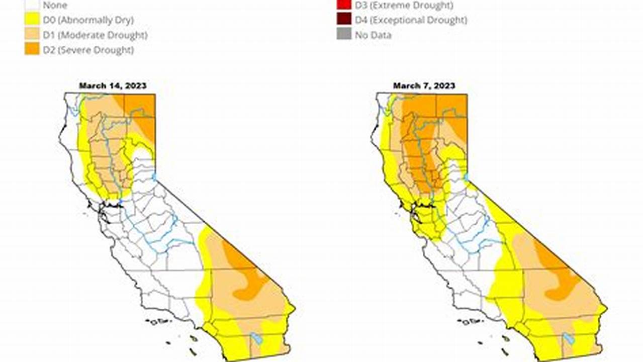 California Drought Map 2024 California