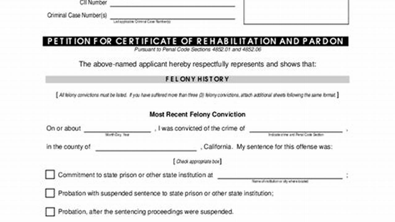 California Governor Pardon List 2024 Printable