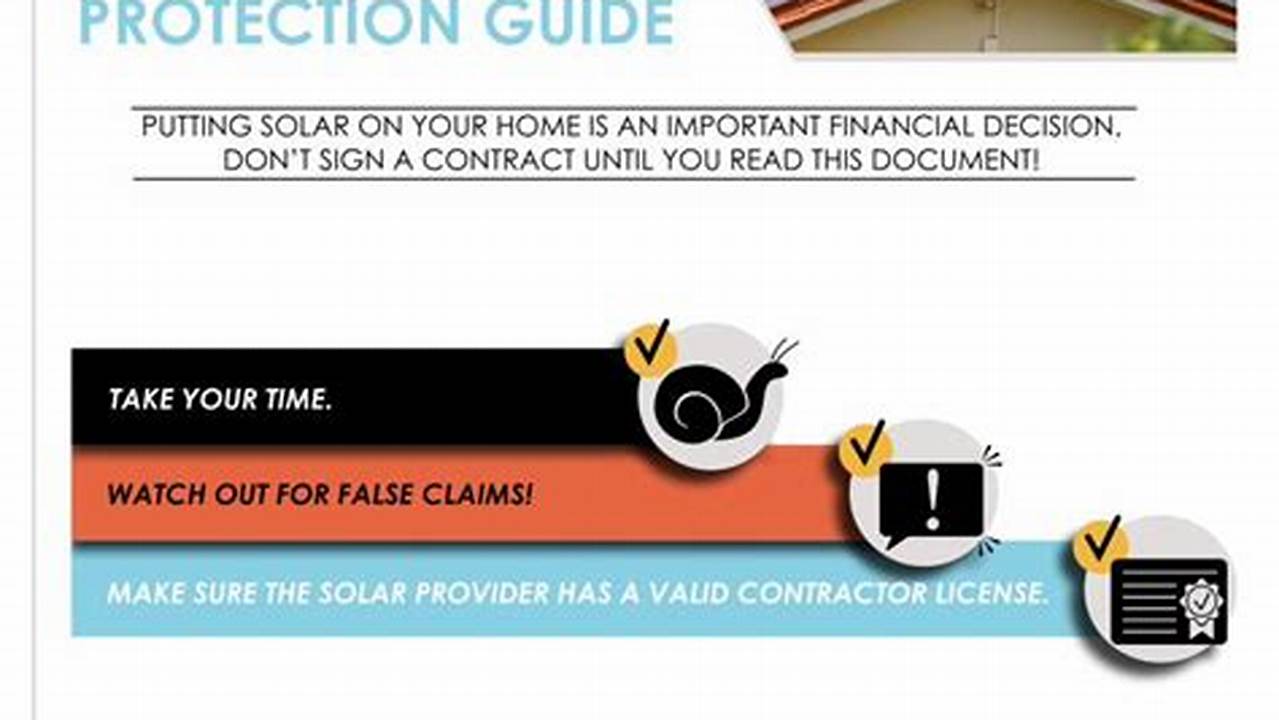 California Solar Consumer Protection Guide 2024 Pdf