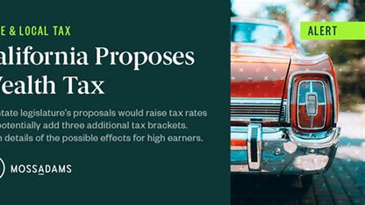 California Wealth Tax Proposal 2024