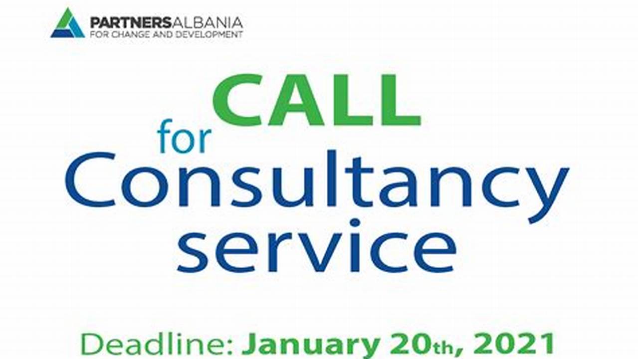 Call For Consultancy 2024
