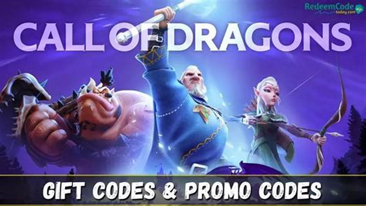 Call Of Dragons Promo Codes 2024