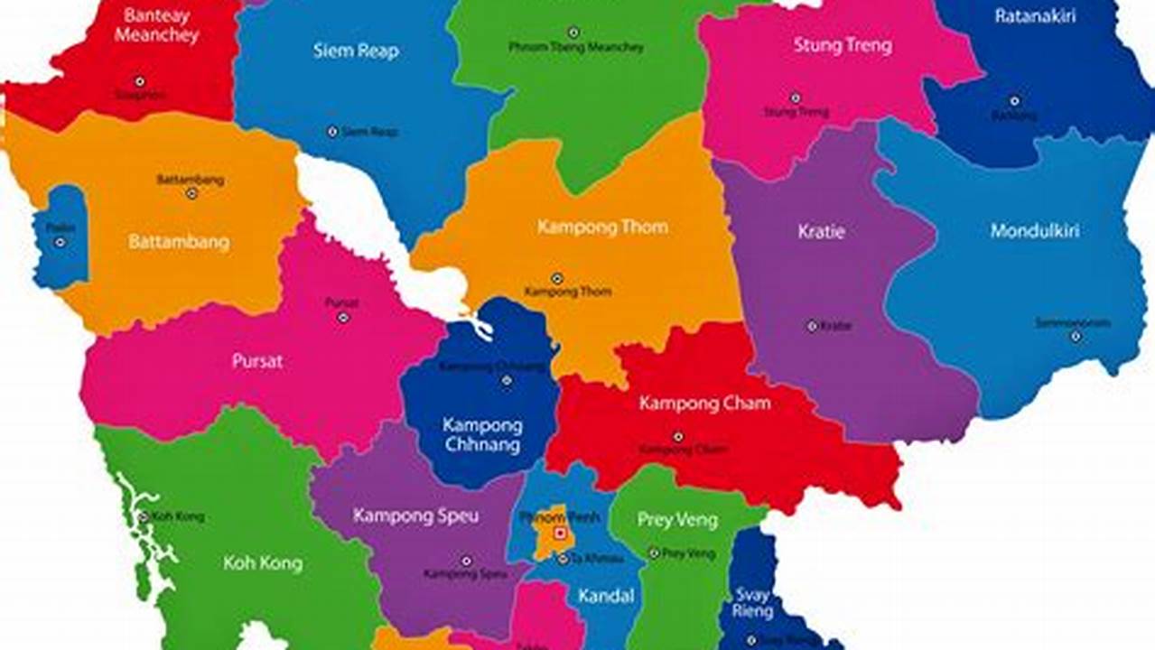 Cambodia Map 2024