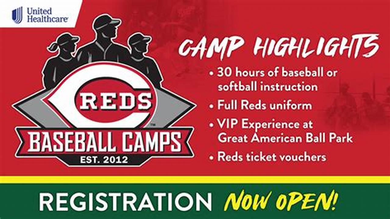 Campers Will Receive 30Hrs Of Instruction, A Full Reds Uniform, Vip Trip To Great American Ball Park, And A Q&amp;Amp;A With A Current Reds Player., 2024