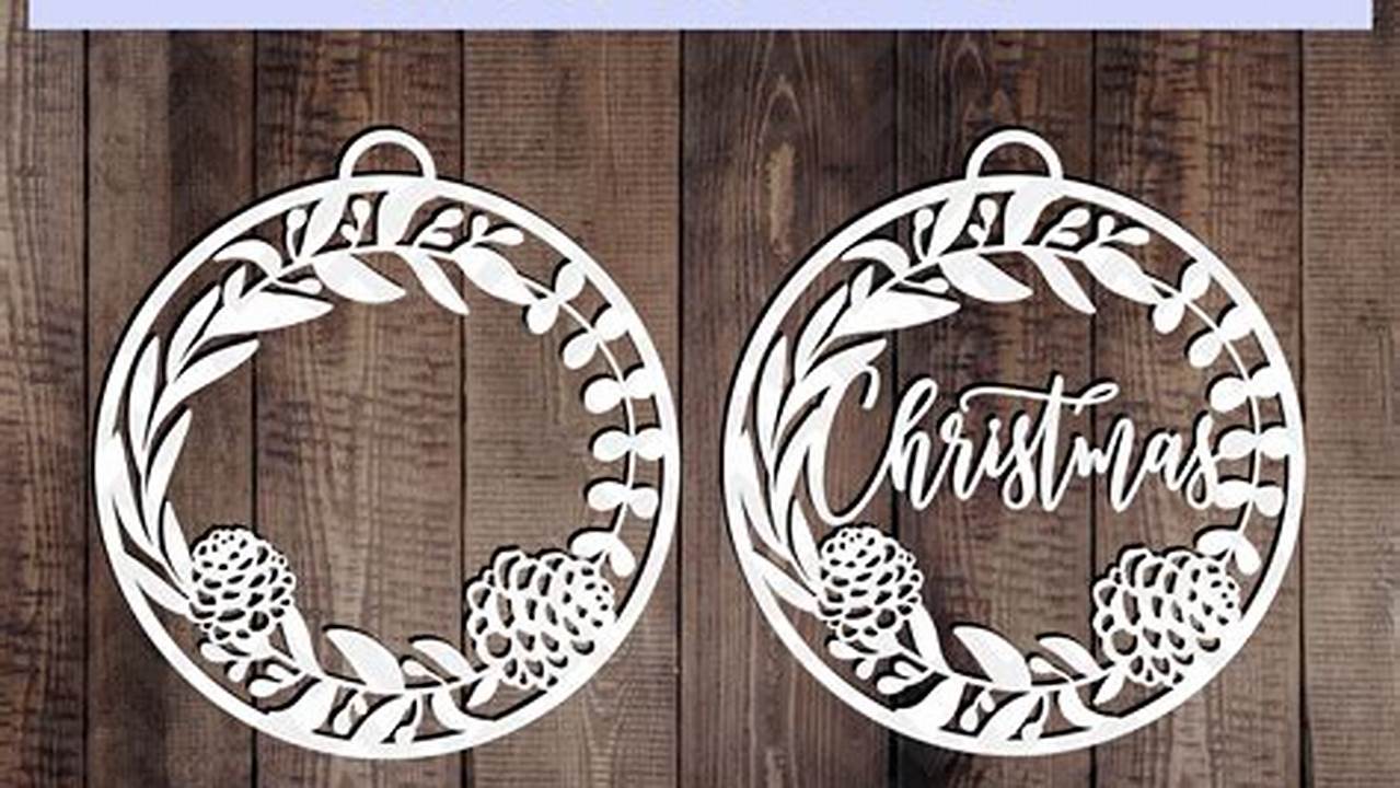Can Be Used To Create Both Festive And Minimalist Designs, Free SVG Cut Files