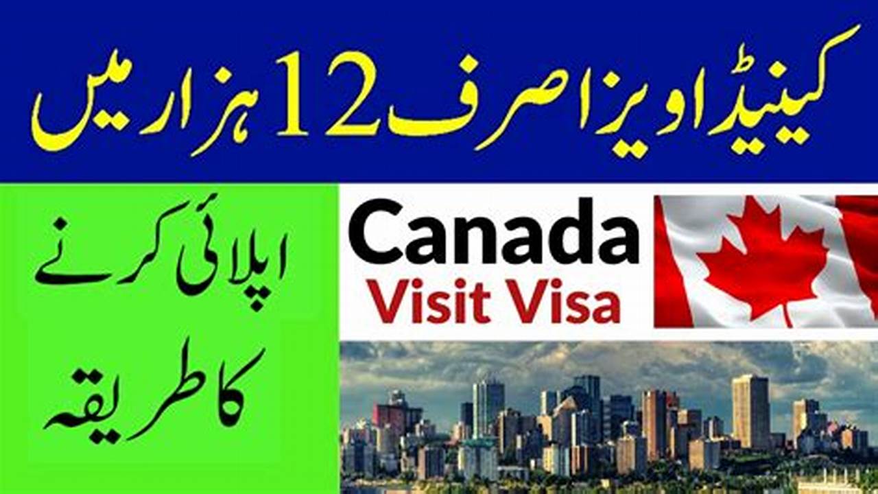Canada Visa From Pakistan 2024