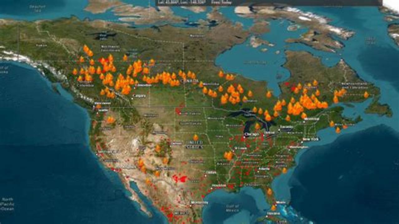 Canadian Wildfires 2024 Map