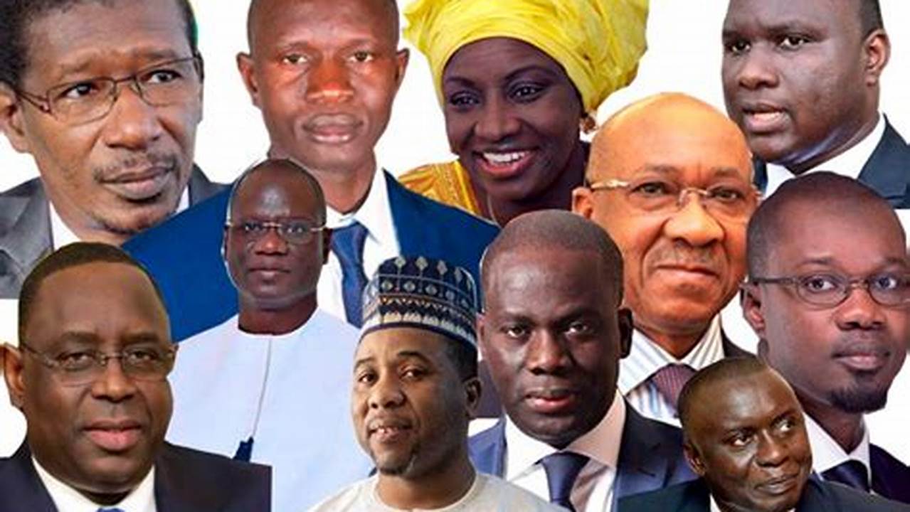 Candidats Presidentielles 2024 Senegal