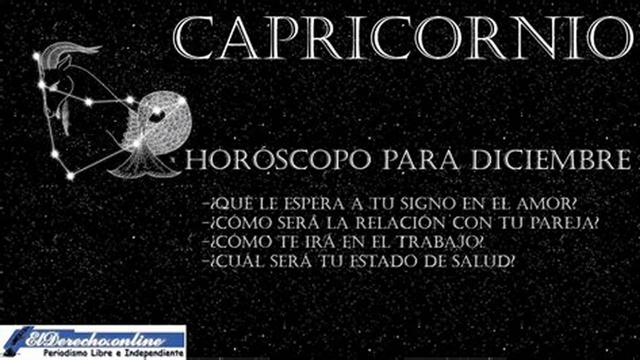 Capricornio 29 Diciembre 2024