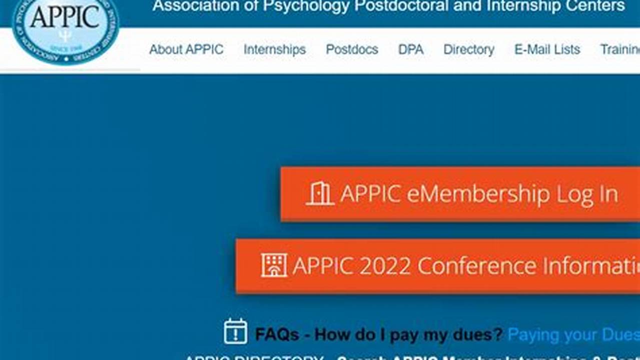 Caps Will Use The Appic Psychology Postdoctoral Application (Appa Cas), For Postdoctoral Applications., 2024
