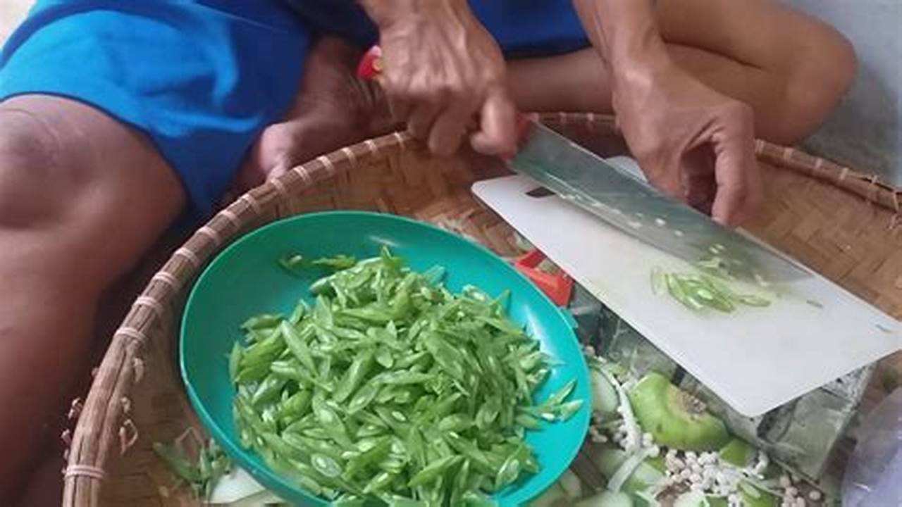 Cara Memotong Sayuran, Resep