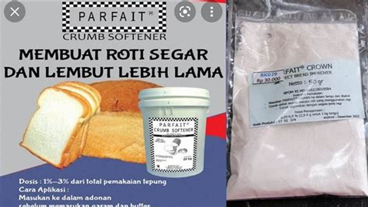 Cara Menambahkan Parfait Crumb Softener, Resep7-10k