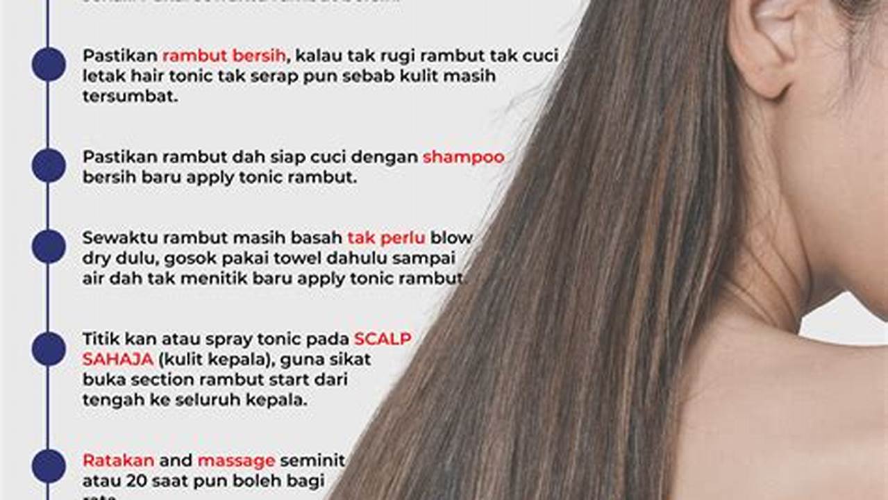 Cara Penggunaan, Hair Tonic