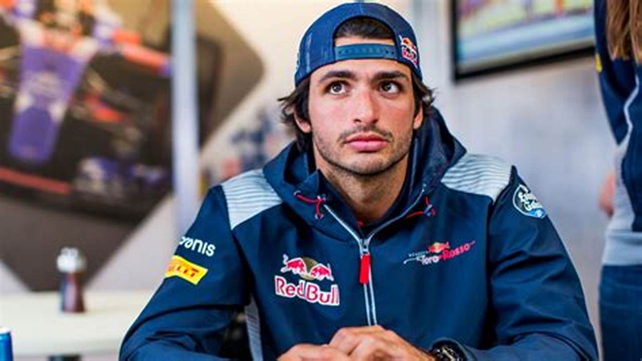 Carlos Sainz Red Bull Hair