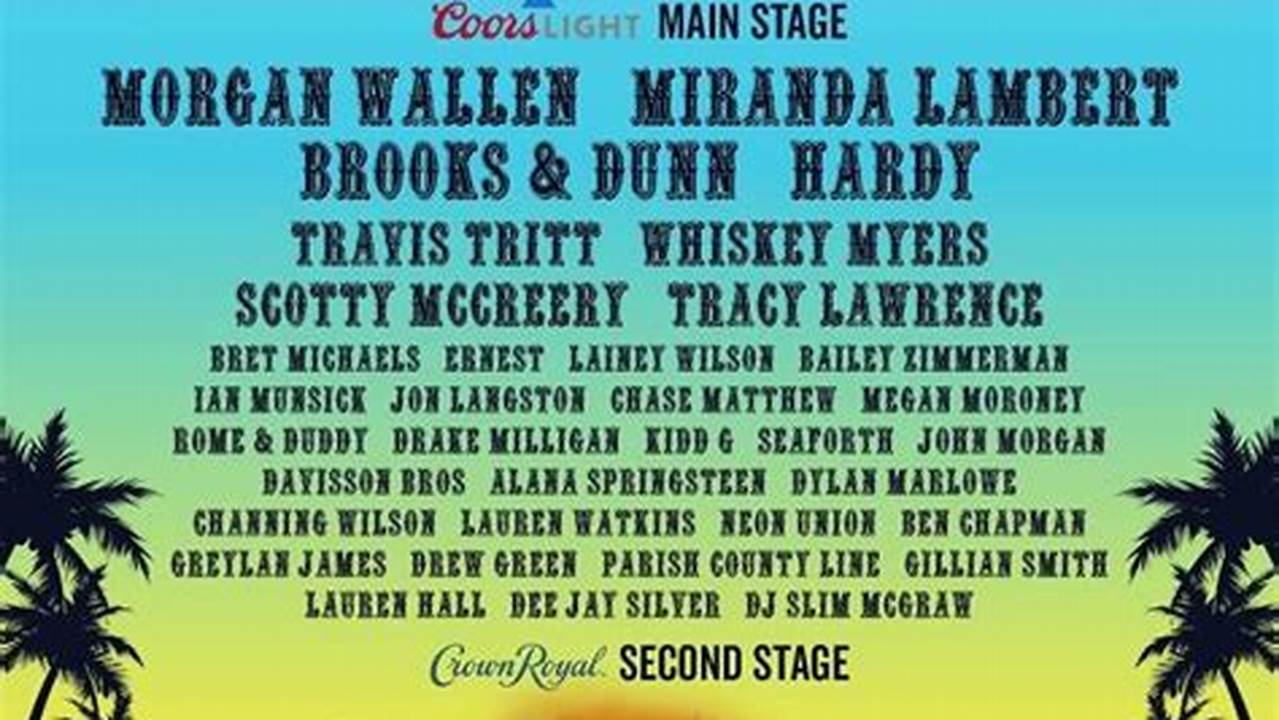 Carolina Country Music Fest Is The Largest Outdoor Music Festival On The East Coast Of The Usa., 2024