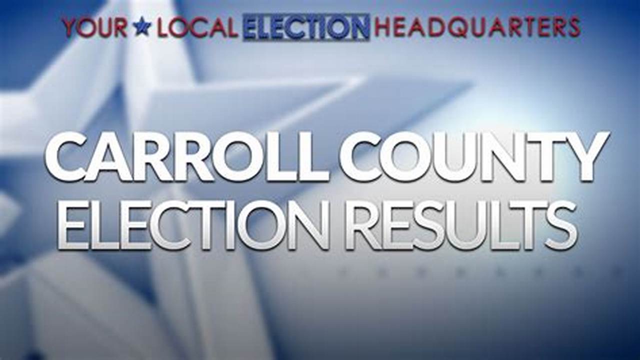 Carroll County Election Results 2024
