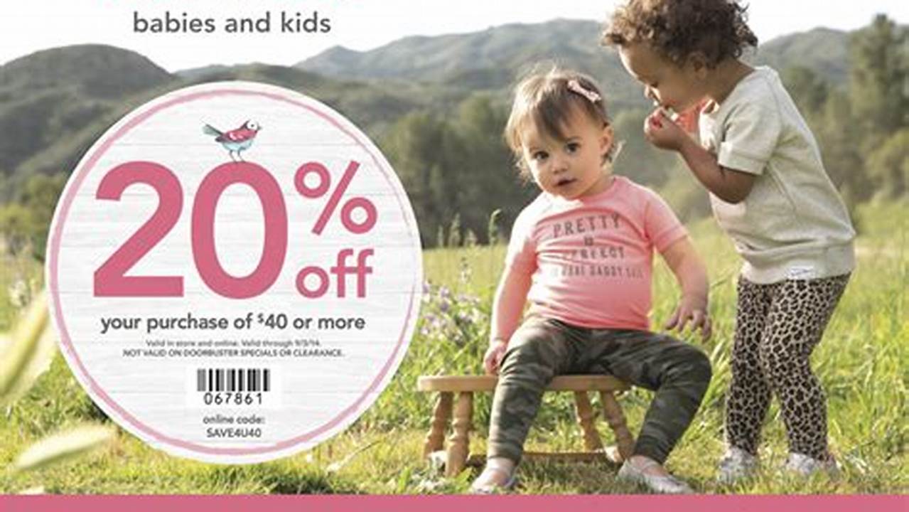 Carters Promo Code March 2024