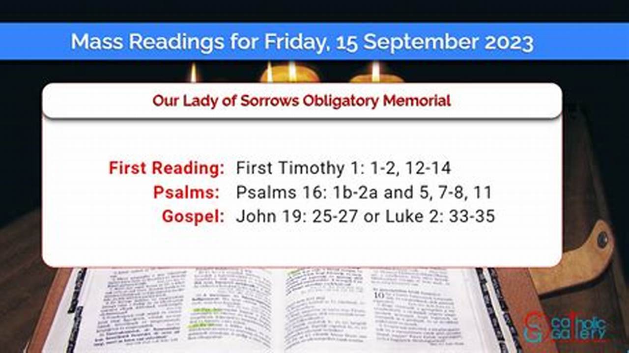 Catholic Readings September 24 2024