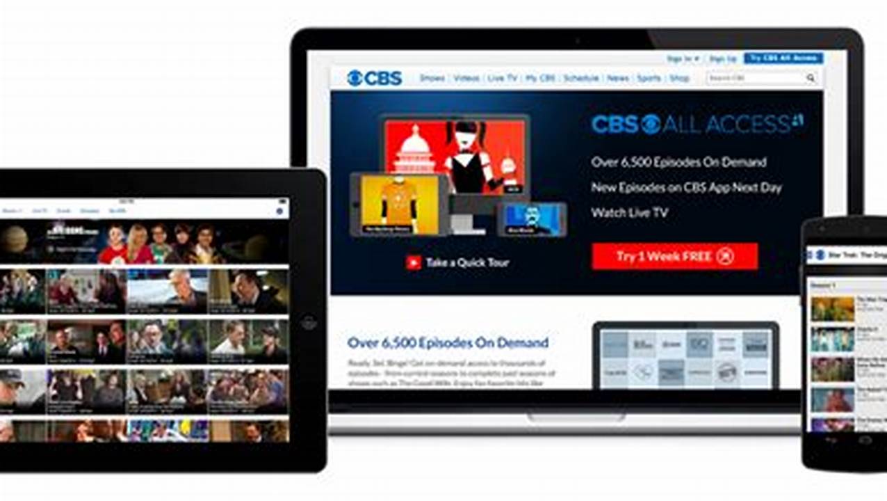 Cbs’s Streaming Service Will Give You Access To Games Air On That Network., 2024