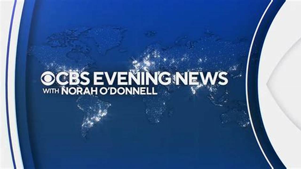 Cbs Evening News April 4 2024 Nfl