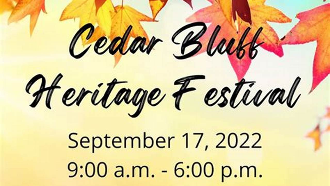 Cedar Bluff Festival 2024
