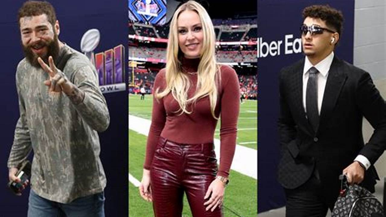 Celebrities At Super Bowl 2024