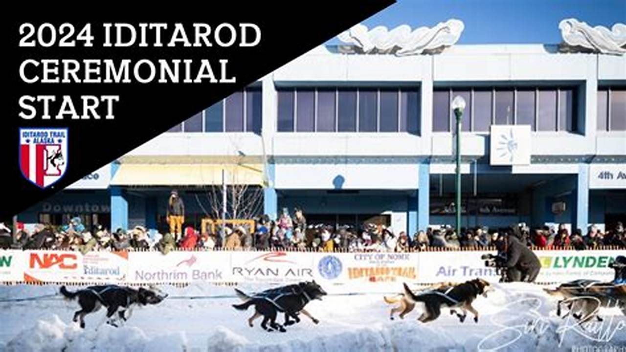 Ceremonial Start Iditarod 2024