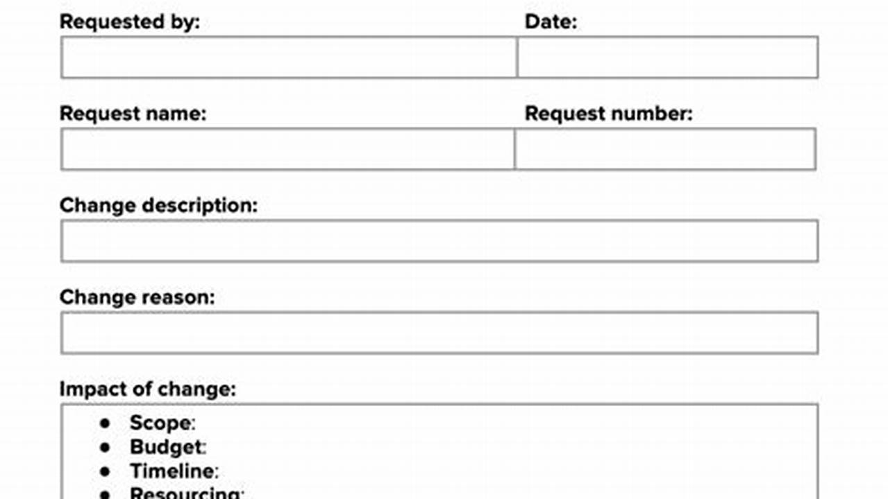 Unveiling the Secrets of Change Order Request Templates: A Guide to Success