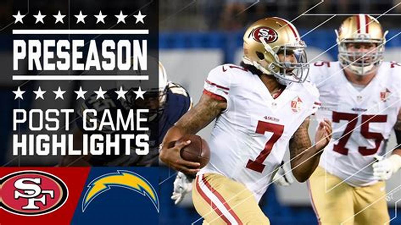 Chargers Vs Niners 2024