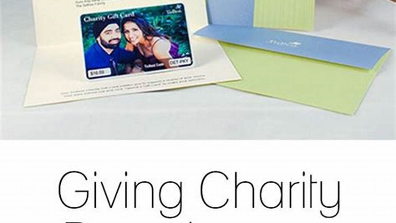 Charitable Donations, Green And Black Weddings