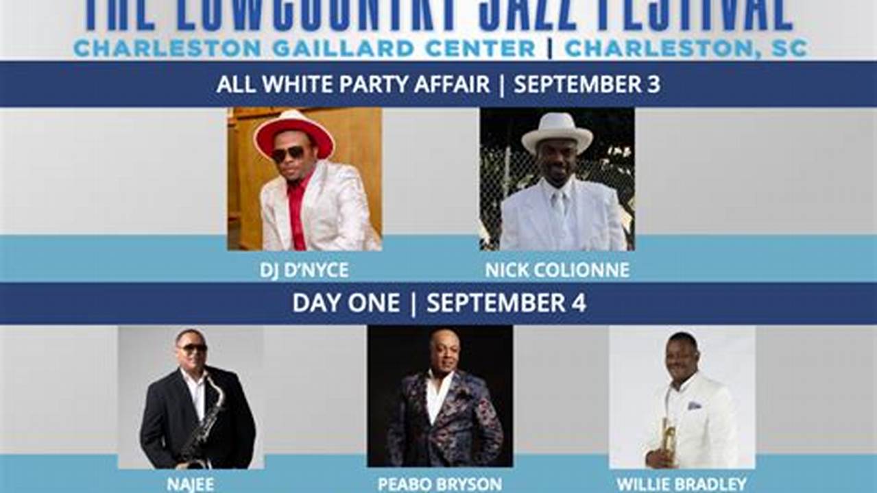 Charleston Jazz Festival 2024 Location